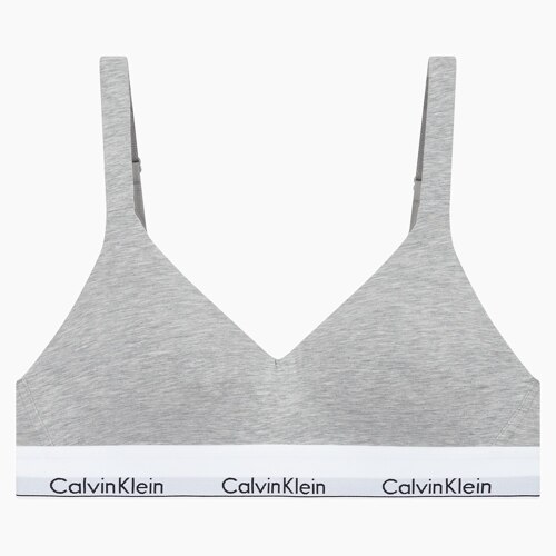 Women's Modern Cotton Lift Bralette (H&E)_GREY HEATHER