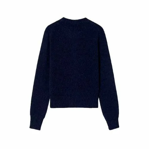 韩际新世界网上免税店-AMI-服饰-(UNISEX) TONAL ADC SWEATER FKS127.005 (NIGHT BLUE)