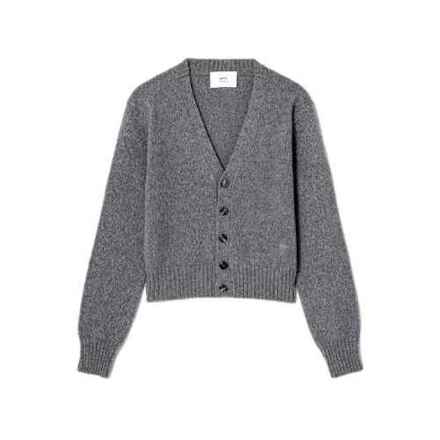 (UNISEX) TONAL ADC CARDIGAN FKC127.005 (HEATHER GREY)