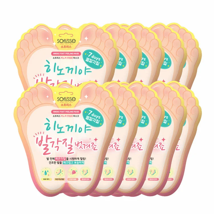 신세계인터넷면세점-소프리스-풋-히노끼 풋 필링 발각질제거 마스크 10매