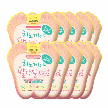 히노끼 풋 필링 발각질제거 마스크 10매