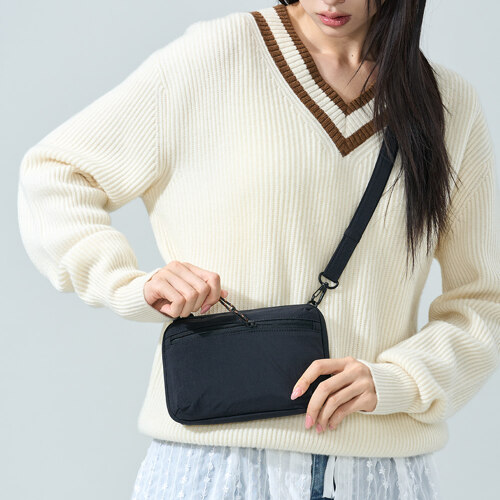 Brandon Safe Plus Wallet Bag Ash Black 钱包包