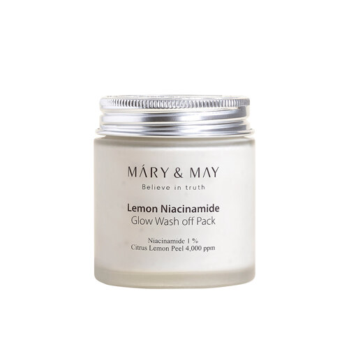 韩际新世界网上免税店-Mary&May--LEMON NIACINAMIDE GLOW WASH OFF PACK 面膜125g