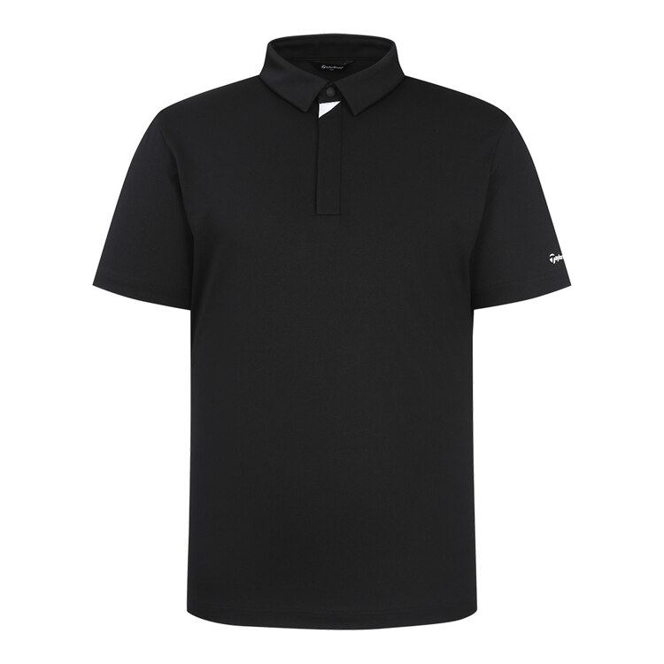 신세계인터넷면세점-테일러메이드--남성 단작 포인트 카라 반팔 티셔츠 BLACK 100