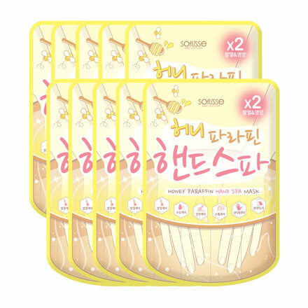 허니 파라핀 핸드 스파 마스크 10매 / 꿀보습 / 수족냉증 / 손관리
