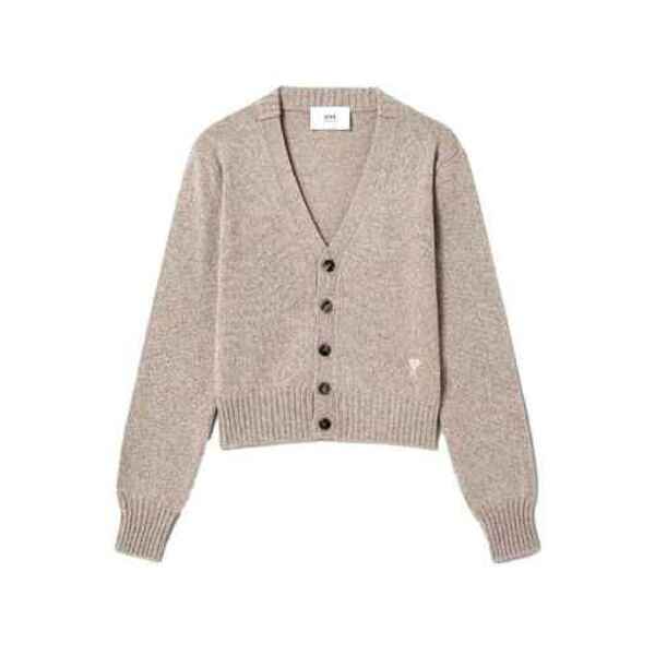 韩际新世界网上免税店-AMI-服饰-(UNISEX) TONAL ADC CARDIGAN FKC127.005 (CHAMPAGNE)