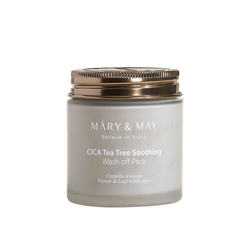 韩际新世界网上免税店-Mary&May--CICA TEA TREE SOOTHING WASH OFF PACK 面膜 125g