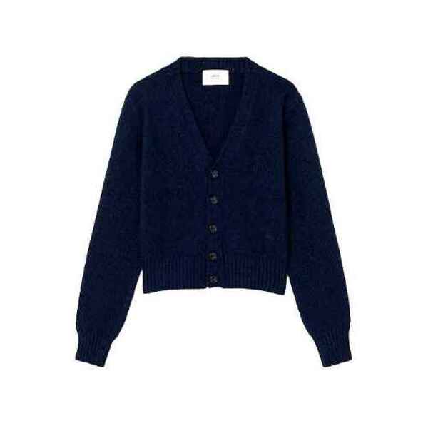 韩际新世界网上免税店-AMI-服饰-(UNISEX) TONAL ADC CARDIGAN FKC127.005 (NIGHT BLUE)