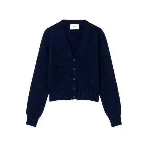 韩际新世界网上免税店-AMI-服饰-(UNISEX) TONAL ADC CARDIGAN FKC127.005 (NIGHT BLUE)