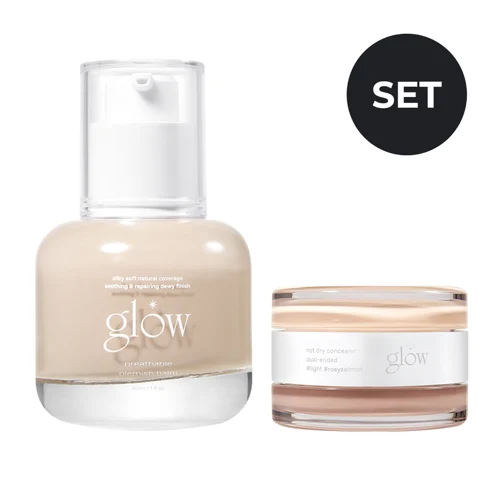 [Best Set] Concealer BB Cream Duo (Rosy Salmon, Won) / 遮瑕气垫套装