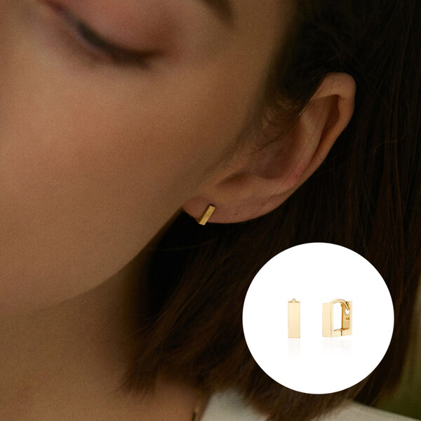 신세계인터넷면세점-멕코이-earring-14k basic bar Earring [gold]
