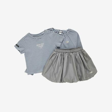 NBGC [3PCS] 开衫半裙三件套 SILVER 女童