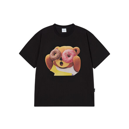 Befe Short Sleeve BF Arc Bear Donut Black Size 1 T-shirt