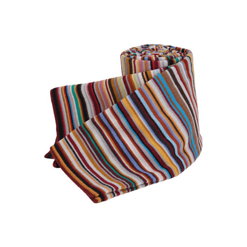 MEN SCARF SIGNATR STRIPE