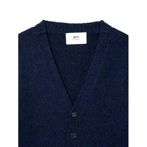 韩际新世界网上免税店-AMI-服饰-(UNISEX) TONAL ADC CARDIGAN FKC127.005 (NIGHT BLUE)
