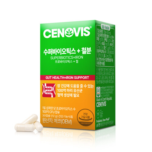수퍼바이오틱스+철분 (30캡슐)