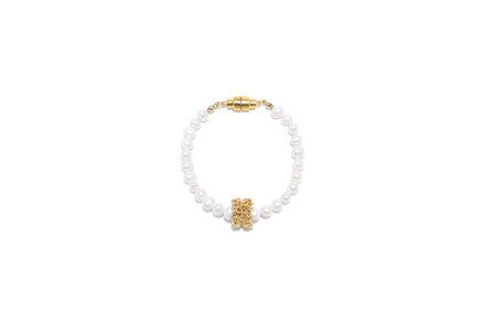Broken Statue Pearl Bracelet