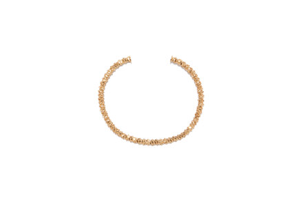 Broken Statue Open Ring Necklace GOLD