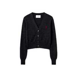 (UNISEX) RED ADC CARDIGAN SPFKC111.KN0025 (HEATHER GREY)