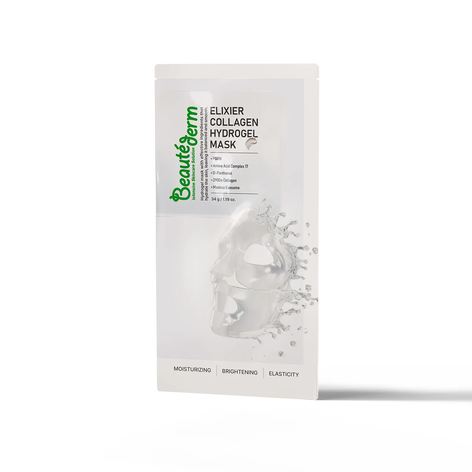 신세계인터넷면세점-보떼덤-FaceMasksTreatments-[보떼덤] 엘리시어 콜라겐 하이드로겔 마스크 34g * 5매
