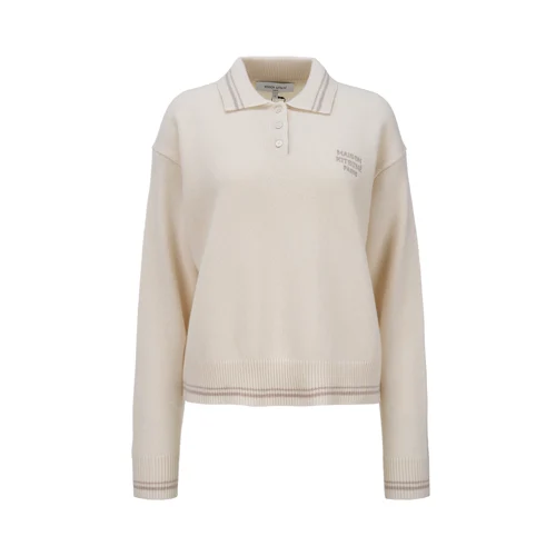 COLLEGE WOOL POLO JUMPER
