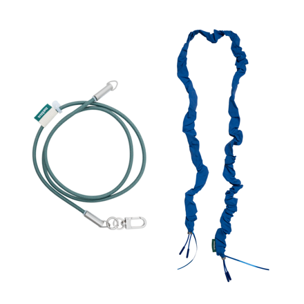 NELNA CABLE 手机挂绳发圈套装 SHOULDER GREEN+BLUE