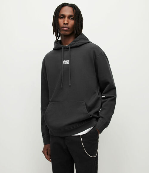 REFRACT OTH HOODY/Washed Black