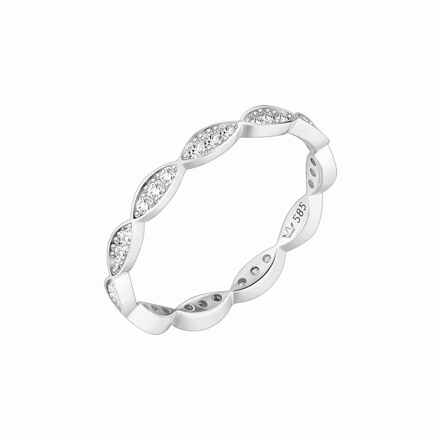 BREEZE 14K 화이트골드 반지 JJBRRQ6B2263W4120