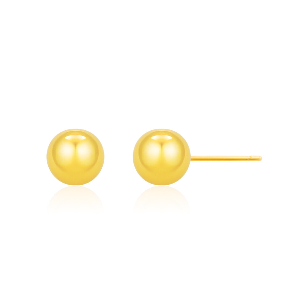 Milk Pink/Mini daisy flower stud earrings - DANA BURTON