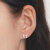 신세계인터넷면세점-앵브록스-earring-merry ribbon cubic earring silver