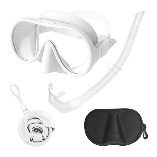 Foldable Snorkeling Mask(White) / M-L