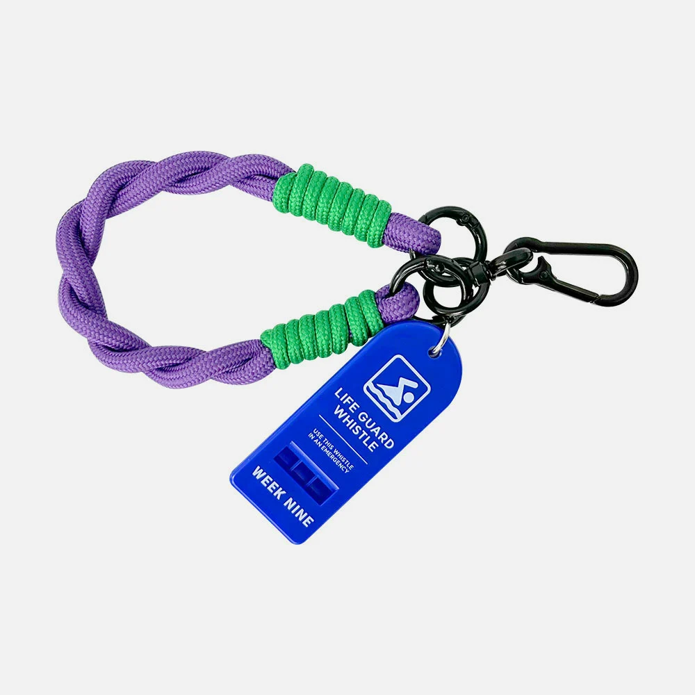 신세계인터넷면세점-위크나인-SwimEquipment-트위스트 휘슬 키링 퍼플