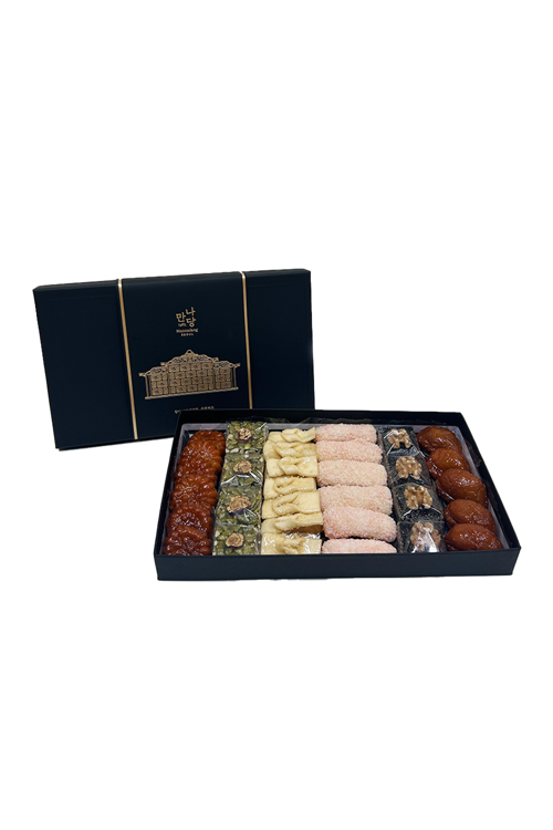 Royal Court Korean Sweets Gift Set (Large / 6 Yakgwa, 5 Mandoogwa, 15 Maejakgwa, 8 Baksan, 6 Yugwa) (宫廷韩果大礼盒)