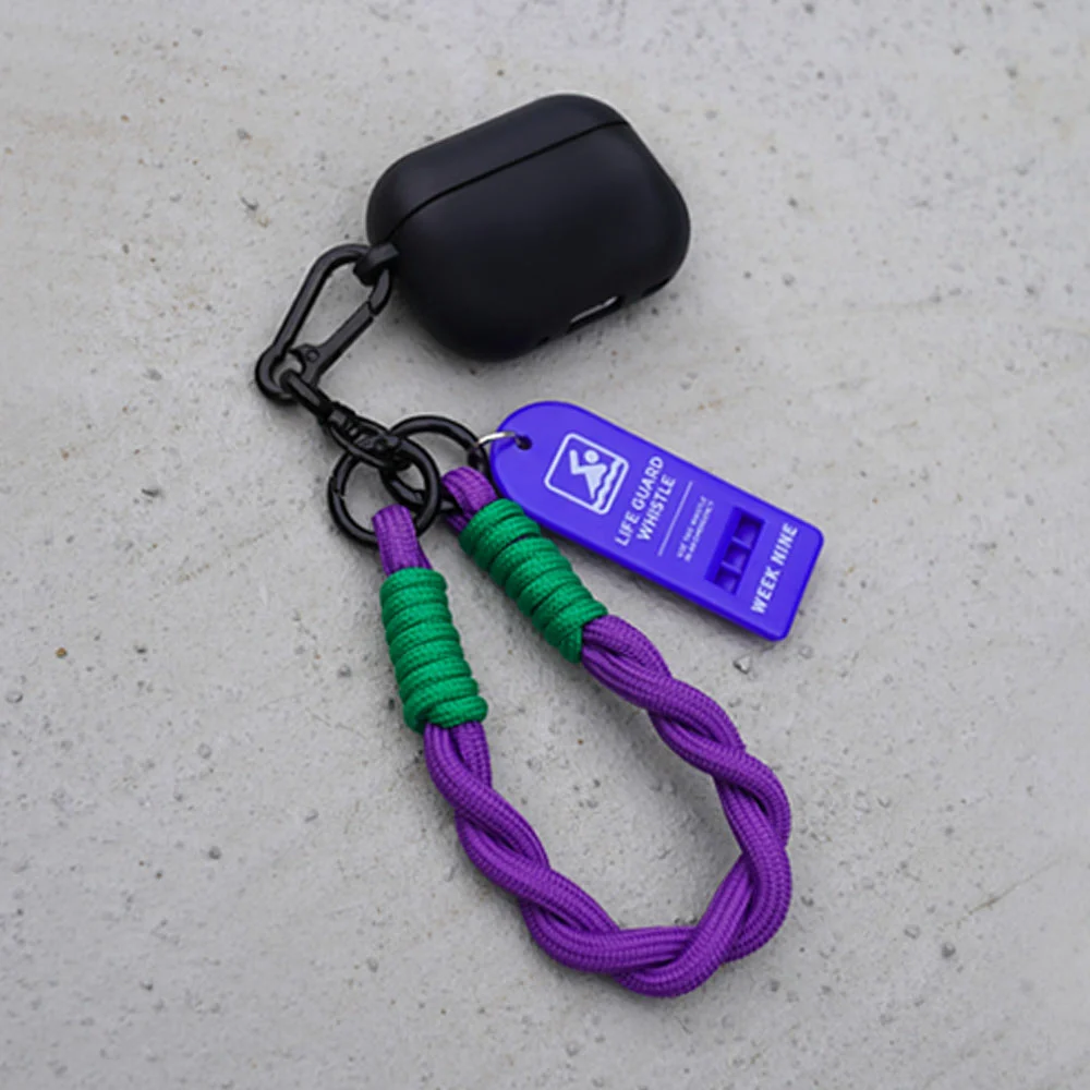 신세계인터넷면세점-위크나인-SwimEquipment-트위스트 휘슬 키링 퍼플