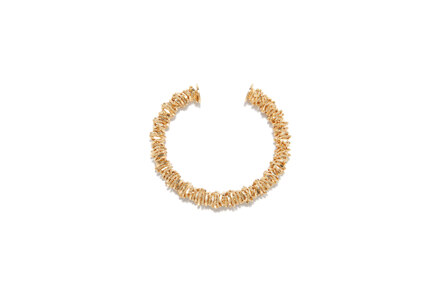 Broken Statue Open Ring Bracelet GOLD