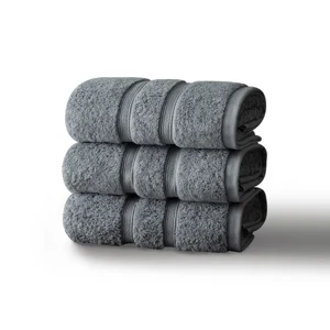 프리미엄 페이스타월 3매 쿨그레이