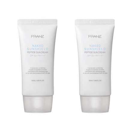 Naked Sunshield Peptide Sun Cream 50ml Duo