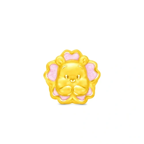 [Disney] 24K Gold Winnie the Pooh Charm (38386)