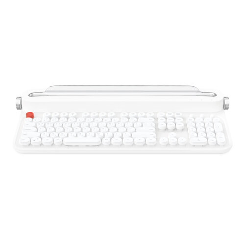 韩际新世界网上免税店-ACTTO-USB-[ACTTO] RETRO WIRELESS KEYBOARD W505 键盘 白色