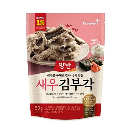 양반 새우김부각 50g