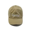 KNOCKIN LOGO B.B CAP BEIGE