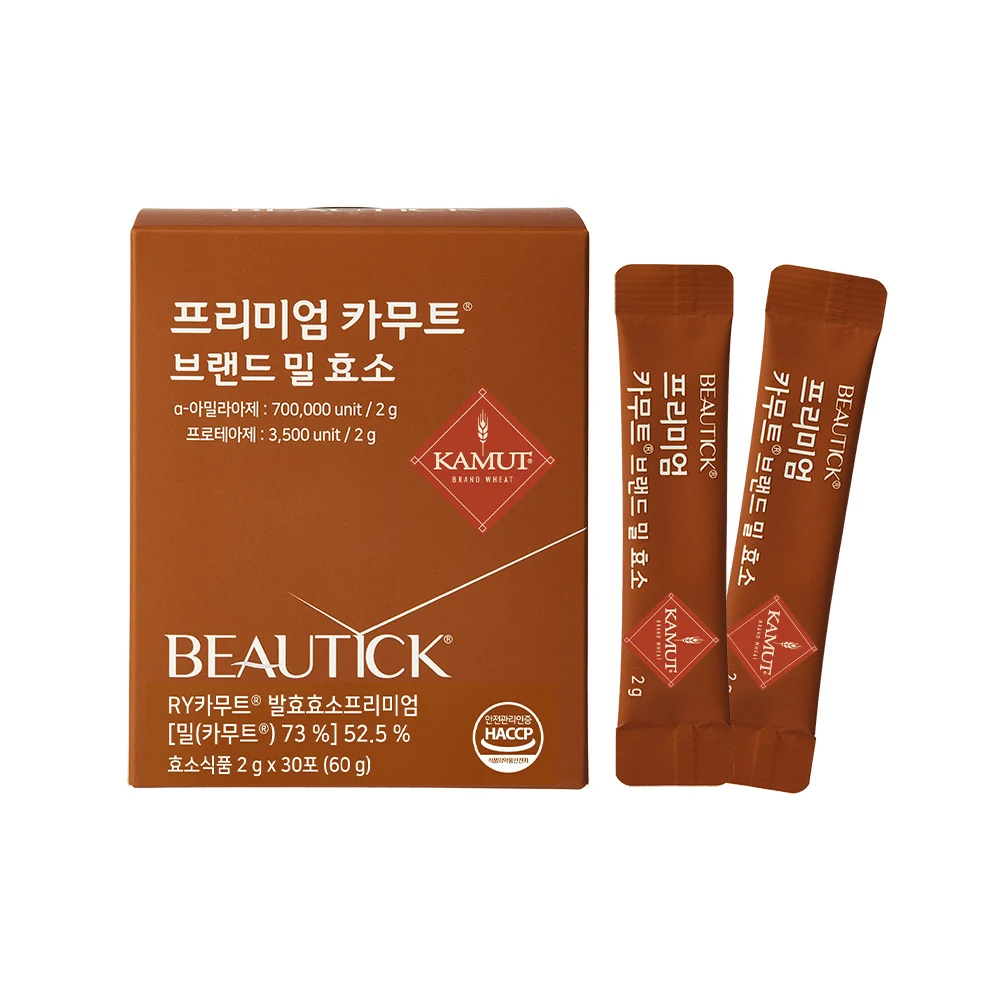 신세계인터넷면세점-뷰틱-GNC 프리미엄 카무트 브랜드 밀 효소 (30포)