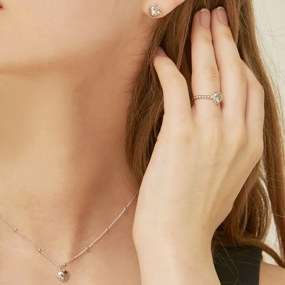 신세계인터넷면세점-누누핑거스-necklace-파우파우 미니 컬랙션 2종 세트 (이어링, 네크리스)