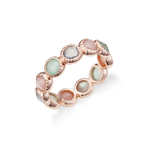 NATURAL MULTI STONE RING