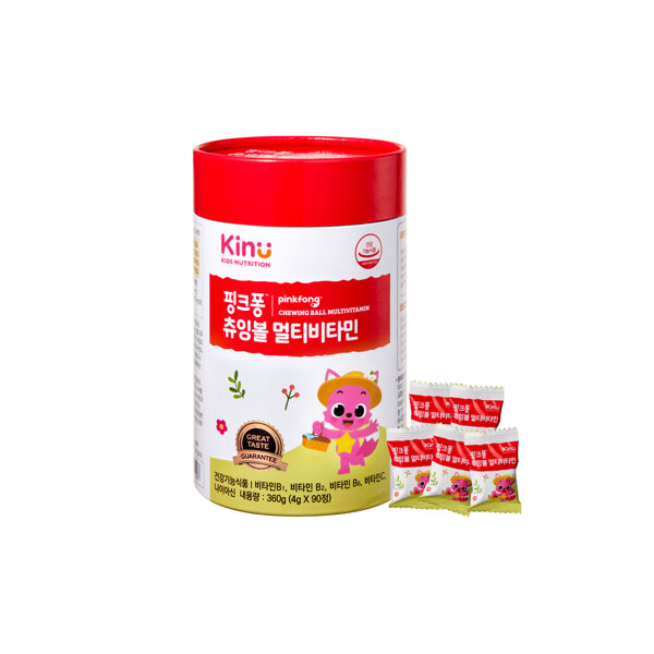 신세계인터넷면세점-지엔씨(토산)-GNC 핑크퐁 츄잉볼 멀티비타민(4g*90정)