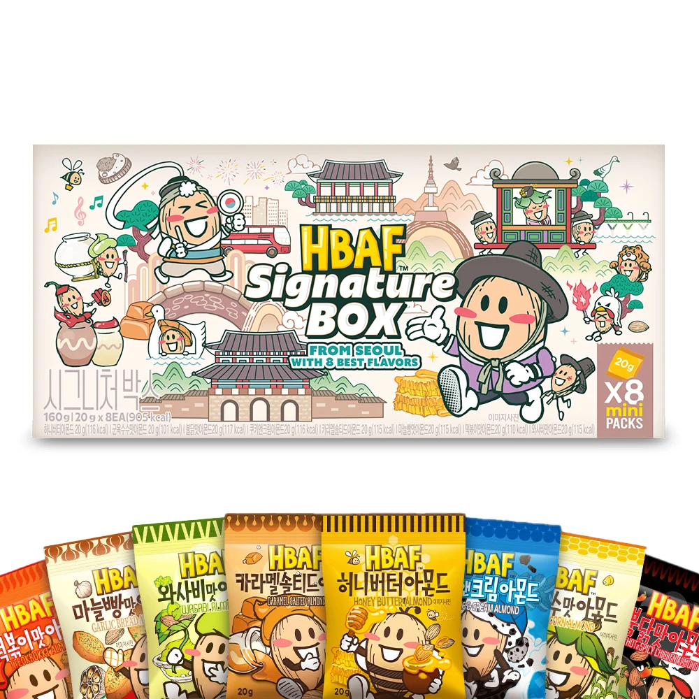 신세계인터넷면세점-바프-CookieSnack-미니종합8p (160g)