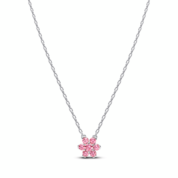 신세계인터넷면세점-판도라-necklace-스파클링 핑크 플라워 펜던트 네크리스