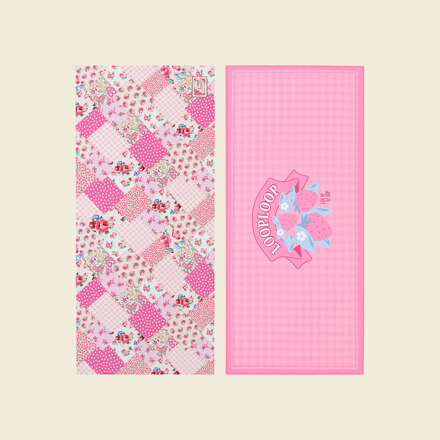 Quick Dry Sports Towel Bohemian Patchwork Pink One (运动毛巾)