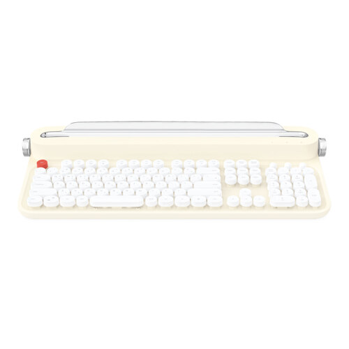 韩际新世界网上免税店-ACTTO-USB-[ACTTO] RETRO WIRELESS KEYBOARD W505 键盘 象牙白