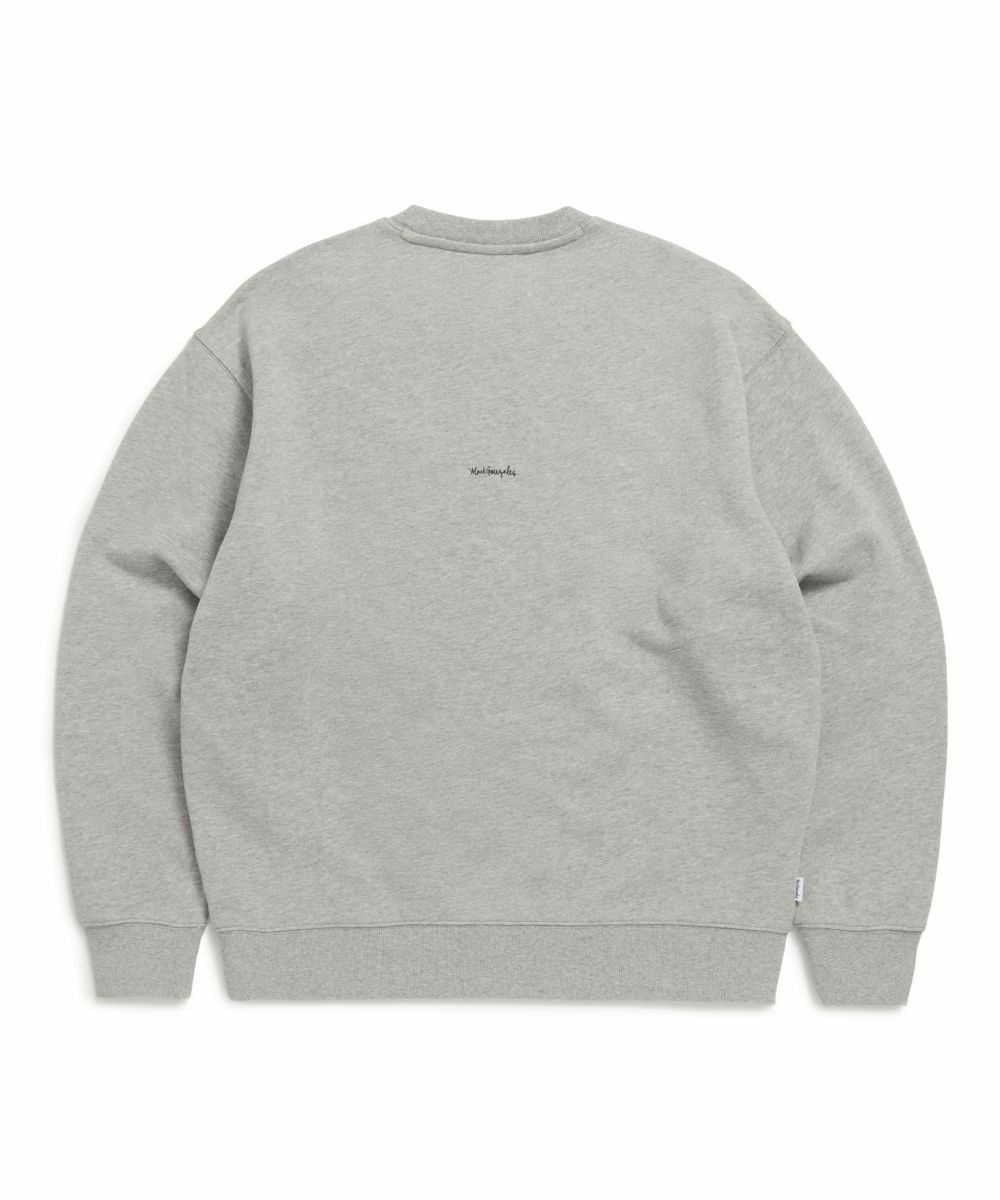 SIGN LOGO OG SWEATSHIRT M/GREY - 마크 곤잘레스 - 패션